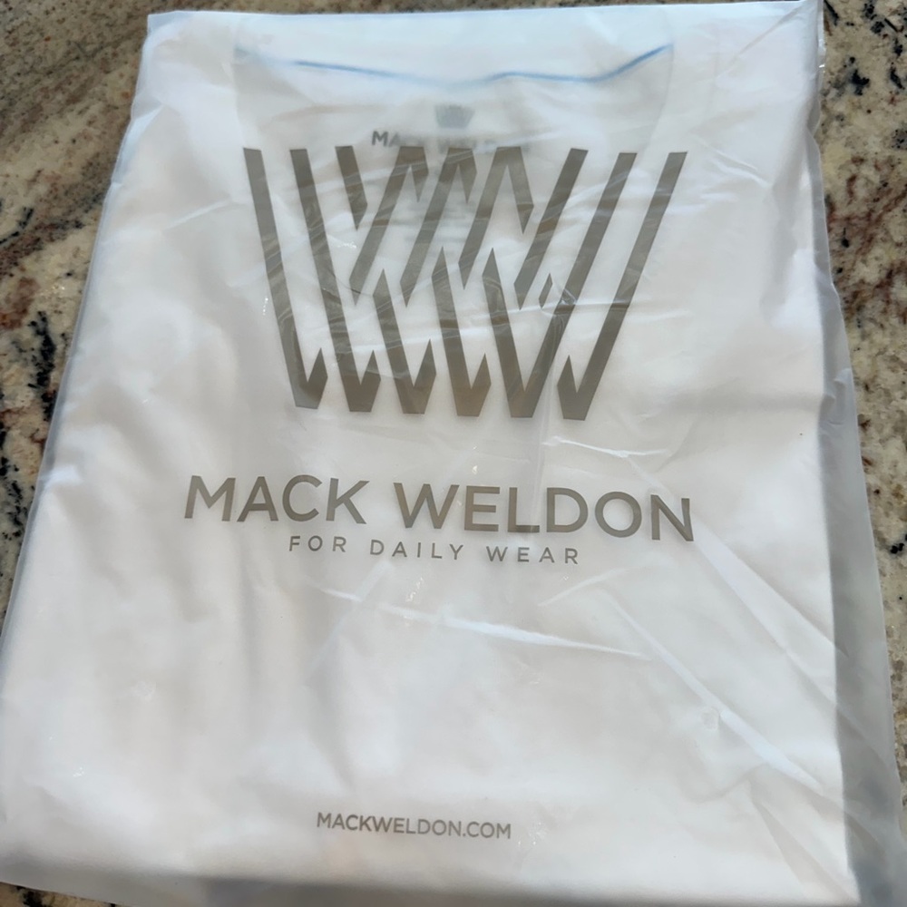 Mack Weldon White Crew Neck T-Shirt